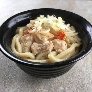 鶏ごぼうもやし煮込みうどん♪